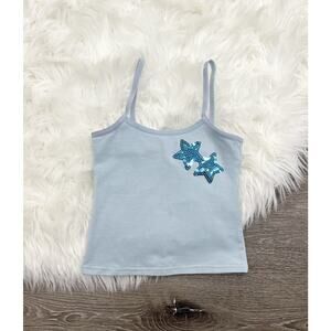 Siaomimi Play Star Blue Cami Size 5/6‎ Sequin Star Accent